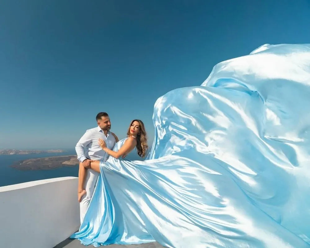 Plain Net Wedding Grow With Long Tail
